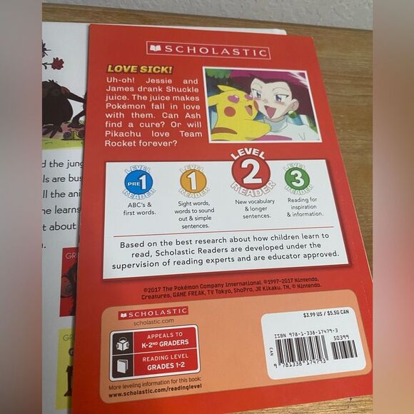 Valentines Day Bundle of 2 books Grumpy Monkey Pokémon Books Kids - Picture 5 of 5